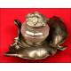 Beautiful Calamine Inkwell-Scribe made in 1900.