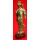 Delicate Lady Figure in Jade. China, late 19th - early 20th century.
