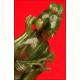 Delicate Lady Figure in Jade. China, late 19th - early 20th century.