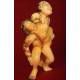 Antique Japanese Erotic Netsuke, Hand Carved in Ivory. Signed