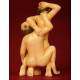 Antique Japanese Erotic Netsuke, Hand Carved Ivory. Signed