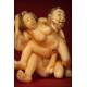 Antique Japanese Erotic Netsuke, Hand Carved Ivory. Signed