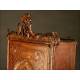 Antique XIX Century Solid Wood Hand Carved First Aid Kit.