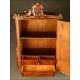 Antique XIX Century Solid Wood Hand Carved First Aid Kit.