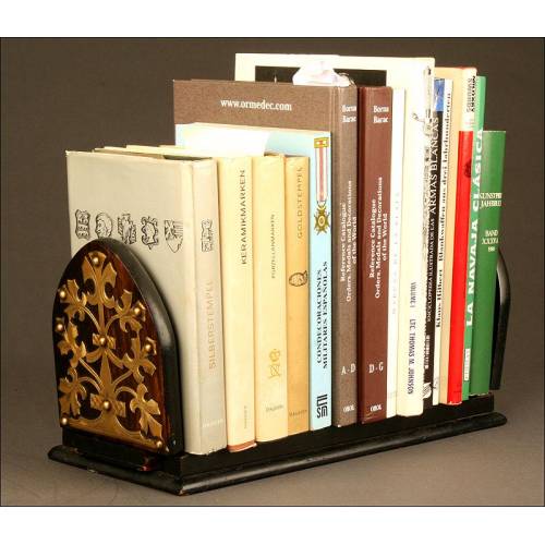 Curious Folding and Extendable Bookend. Circa 1900.