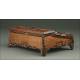 Antique French Mantel Desk made of wood in the 19th century. Very well preserved.