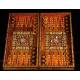 Impresionante Juego Árabe de Backgammon y Damas. Años 80. Original y Hecho a Mano