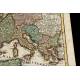 Antique Map of 1720 by C. Weigel showing the Historical Situation in the 5th Century. Germany