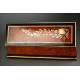 Fantastic Antique Glove Box with marquetry and capitonné. France, XIX Century