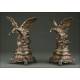 Pair of French Calamine Eagles from the 30's and 40's of the XX Century.