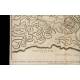Grabado la Guerra de Sucesión del año 1745 Representando el Plano del Sitio de Cardona en 1711. J. Basire