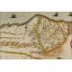 Beautiful Map of the Spanish Cantabrian Coast. Circa 1650, Original Colored