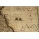 Magnificent Antique Engraving with Map of England and Ireland. Year 1665