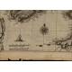 Magnificent Antique Engraving with Map of England and Ireland. Year 1665