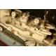 Huge handmade wooden model of the German Battleship Bismark. Scale 1:200.