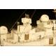 Huge handmade wooden model of the German Battleship Bismark. Scale 1:200.