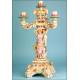 Great Chinese porcelain candlestick.