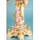 Great Chinese porcelain candlestick.