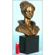 Bust of woman in bronze. Arnaldo Giannelli. Italy