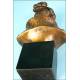 Busto de mujer en Bronce. Arnaldo Giannelli. Italia