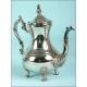 Spanish 'Valero' silver plated coffee set.