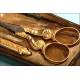 Antique 18K Solid Gold Sewing Bag, France, 1820's