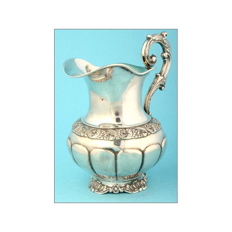 Fantastic Silver Pitcher. Austro-Hungarian Empire, 1850.