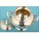 Large Solid Silver Sugar Bowl or Bombonera. XIX-XX Century