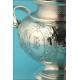 Large Solid Silver Sugar Bowl or Bombonera. XIX-XX Century