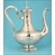 Magnificent French Coffee Pot in Solid Silver from XXI-XX Century.