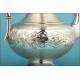 Magnificent French Coffee Pot in Solid Silver from XXI-XX Century.