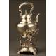 French Samovar of the XIX Century in Solid Silver in Perfect State of Conservation.