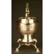 Great English Samovar in Solid Silver, 1899. 1500 grams.