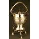 Great English Samovar in Solid Silver, 1899. 1500 grams.