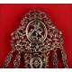 Magnificent Castellana in silver. Authentic and rare. Completely original. XIX Century.