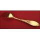 Extraordinary Modernist Style Cutlery in Solid Vermeil Silver. Germany. Ca.1900