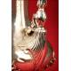 Extraordinary Large French Coffee Pot in Solid Silver. XIX Century