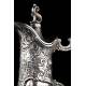 Jarra de Plata Maciza Para Vino, 1º Tercio del Siglo XX. En Perfecto Estado