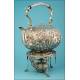 Incredible 19th Century Solid Silver Teapot.