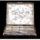 Antique Solid Silver Powder Compact, Art Nouveau Style. Germany, 1925