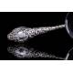 Antique Hand Decorated Solid Silver Magnifying Glass. England, 1907