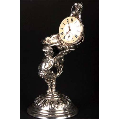 Extraordinary pocket watch holder, made in Germany between 1860 and 1900.