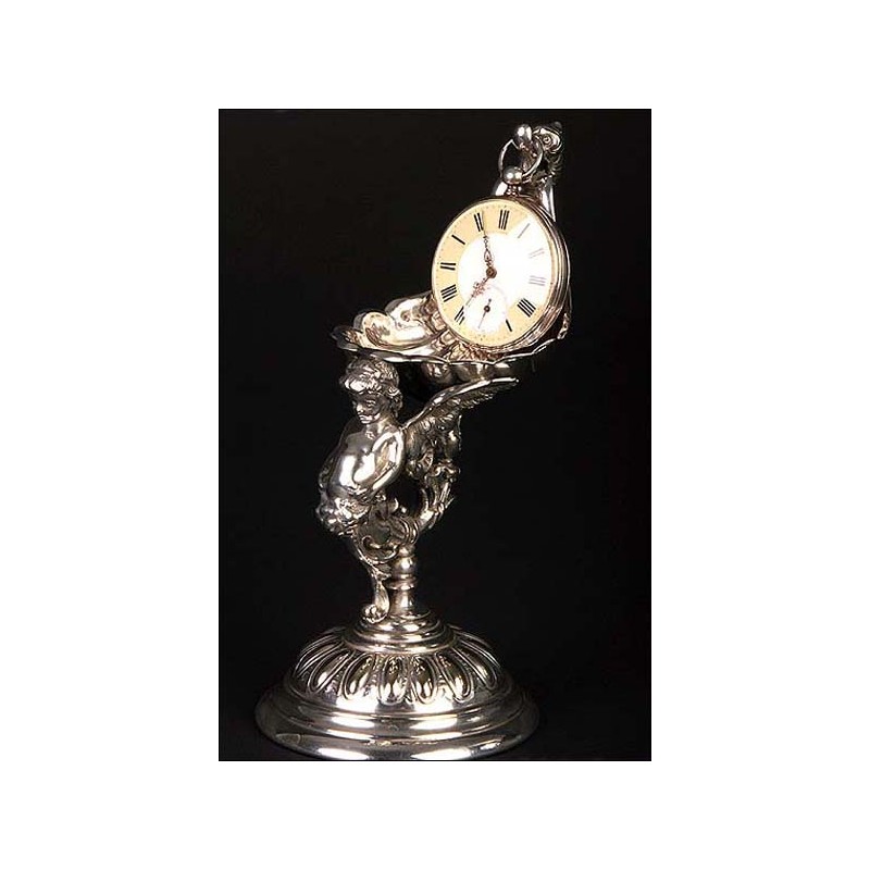 Extraordinary pocket watch holder, made in Germany between 1860 and 1900.