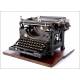 Underwood Typewriter in Good Condition. Spain, 1915