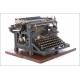 Underwood Typewriter in Good Condition. Spain, 1915