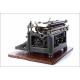 Underwood Typewriter in Good Condition. Spain, 1915