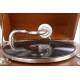 Antique Odeonette mantel gramophone in working order. Germany, Circa 1925