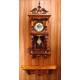 Beautiful Antique Kienzle Wall Clock with Carved Wood Case. Germany, Circa 1900