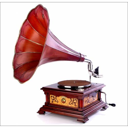 Antique Spanish Gramophone His Master's Voice Antique Spanish Gramophone.