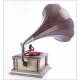 Antique Wooden Horn Gramophone. Germany, 1915